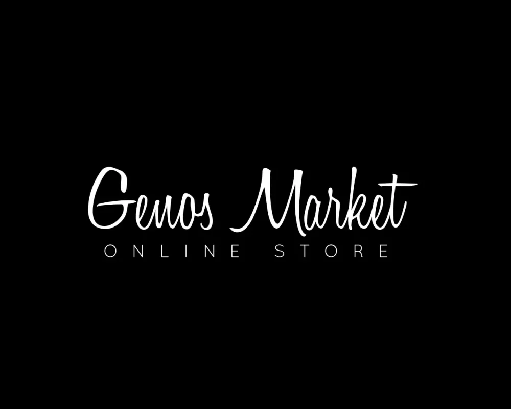 Genos Market Logo Fondo Negro
